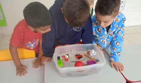 “BRINCANDO DE FLUTUA OU AFUNDA”