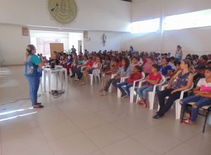 Início a realização das palestras – Analista Ana Carolina Prado