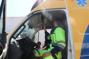 VISITA NA VIATURA DO RESGATE