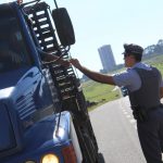Abordagem do motorista durante a campanha