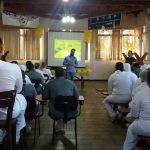 ENGENHEIRO DE SEGURANÇA RODRIGO LOPES MINISTRANDO A PALESTRA