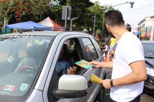 Motoristas também foram alertados sobre os equipamentos de segurança para o transporte de crianças