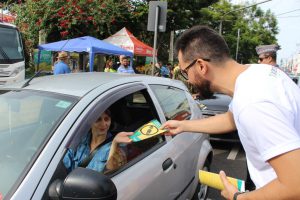 Motoristas também foram alertados sobre os equipamentos de segurança para o transporte de crianças