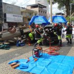 SIMULAÇÃO DE VÍTIMA PRESA NAS FERRAGENS REALIZADA PELA BRVIDA