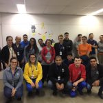 Pirmeira turma de participante da palestra Viva Seguro da empresa QSM Distribuidora