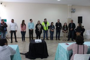 Equipe Arteris Régis Bittencourt marcando presença na abertura da 1° Reunião Pedagógica.