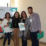 Registro fotográfico com a Coordenadora de Sustentabilidade Maria José Finardi.