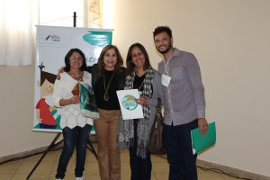 Registro fotográfico com a Coordenadora de Sustentabilidade Maria José Finardi.