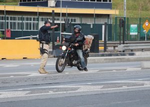 Abordagem realizada pela Polícia Rodoviária Federal