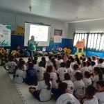 Palestra com a analista de sustentabilidade.