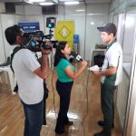 Reportagem para TV Tribuna - Afiliada da Rede Globo na região.