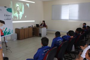 Mostra de videos Nacionais e Internacionais.