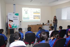 Palestra de Meio Ambiente.