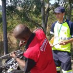 Instalação de antenas anti-cerol