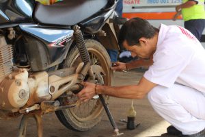 orientação e check list dos itens de segurança das motocicletas