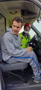 Conhecendo a ambulância.
