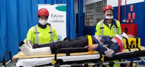 Simulação de atendimento pré hospitalar.