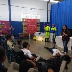 Simulação de atendimento pré hospitalar.