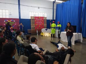 Simulação de atendimento pré hospitalar.