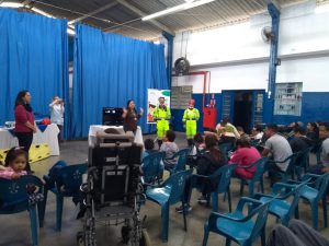 Simulação de atendimento pré hospitalar.