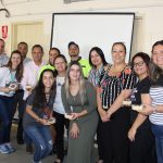 Nossa equipe foi presenteada pela professora Lúcia Helena