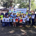 Alunos e Equipe reunidos para a ação