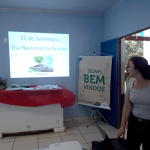 Palestra com a analista de Meio Ambiente, Amanda Fernandes