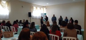 Abertura da 2º Reunião Pedagógica com a presença dos funcionários da Arteris Régis Bittencourt.