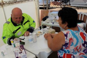 Exames básicos de saúde com a equipe da São Francisco Resgate