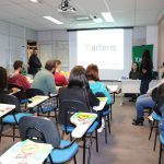 Colaboradores da empresa Opentech que participaram da campanha Viva Seguro.