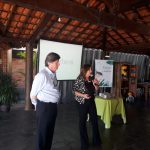 Abertura com a Coordenadora de Sustentabilidade, Maria José Finardi e o Diretor de Operações, Helvécio Tamm.