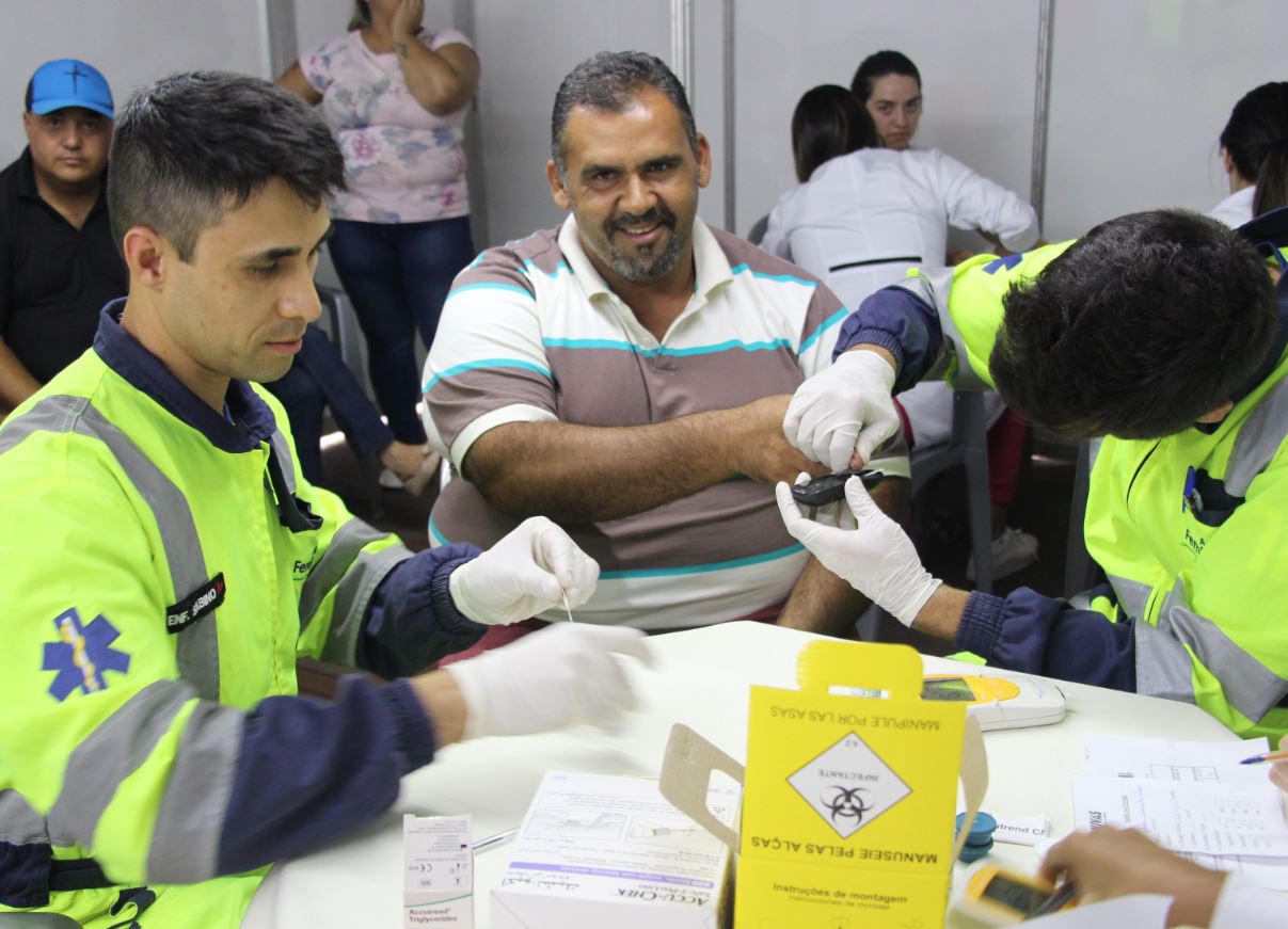 EXAMES BÁSICOS DE SAÚDE REALIZADO PELA EQUIPE DA BRVIDA