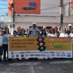 Conscientização com os Pedestres - Semáforo Praça Sem José Bento com a Dom Nery e Faixas De Pedestre em frente o calçadão com os alunos da Apae