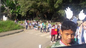 Caminha de conscientização.