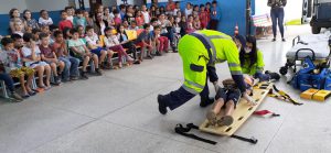 Simulação de atendimento pré hospitalar.