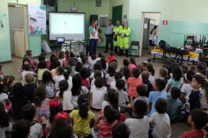 início da atividade na escola