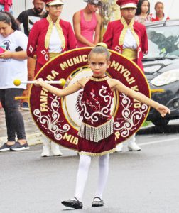 Apresentação da Fanfara Municipal de Miracatu.