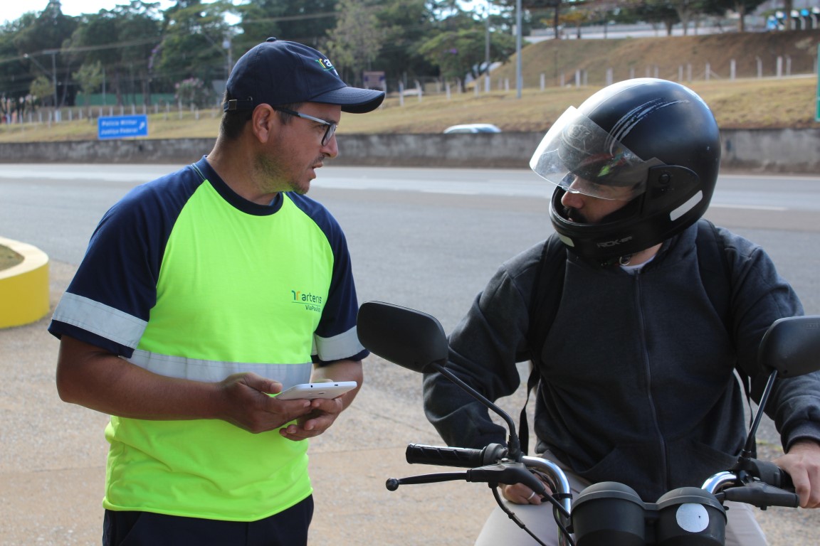 orientação para os motociclistas