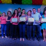 Entrega do troféu e certificado de participação no ano de 2019.