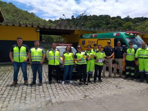 Colaboradores e PRF reunidos