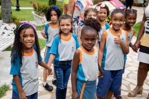 Recepção de alunos e professores