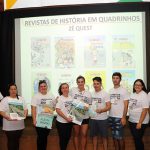 Apresentação dos projetos elaborados em grupo com base nos materiais pedagógicas da Arteris