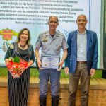 Homenagem da Arteris ao Comandante do Policiamento Militar Rodoviário do Estado de São Paulo, Coronel Lourival.