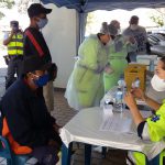 Caminhoneiros e motoristas profissionais receberam vacina contra gripe