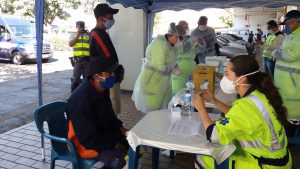 Caminhoneiros e motoristas profissionais receberam vacina contra gripe