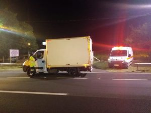 orientação do caminhoneiro pela equipe da ViaPaulista