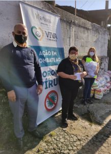 Entrega de máscaras Ong Jd. Fernão Dias em Mairiporã/SP