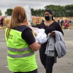 Entrega de máscaras para comunidade em SP