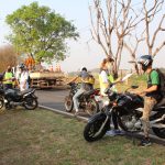 Equipe da ViaPaulista e PMRV abordaram e orientaram motociclistas sobre segurança no trânsito
