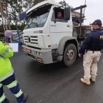 Abordagem e Checklist do caminhão.